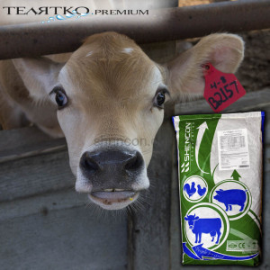 Замінник незбираного молока Телятко.PREMIUM для телят, поросят з 10 дня, до 80% молочних компонентів