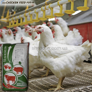 Комбікорм несучки кури Shen Chicken Feed F09-4, СП 17,5%, гранула 3,2 мм